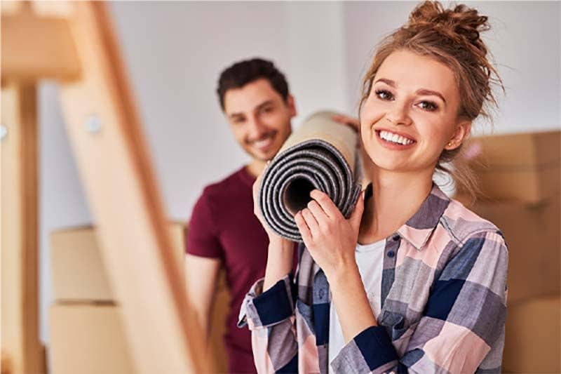 Young couple moving into new home in Chester